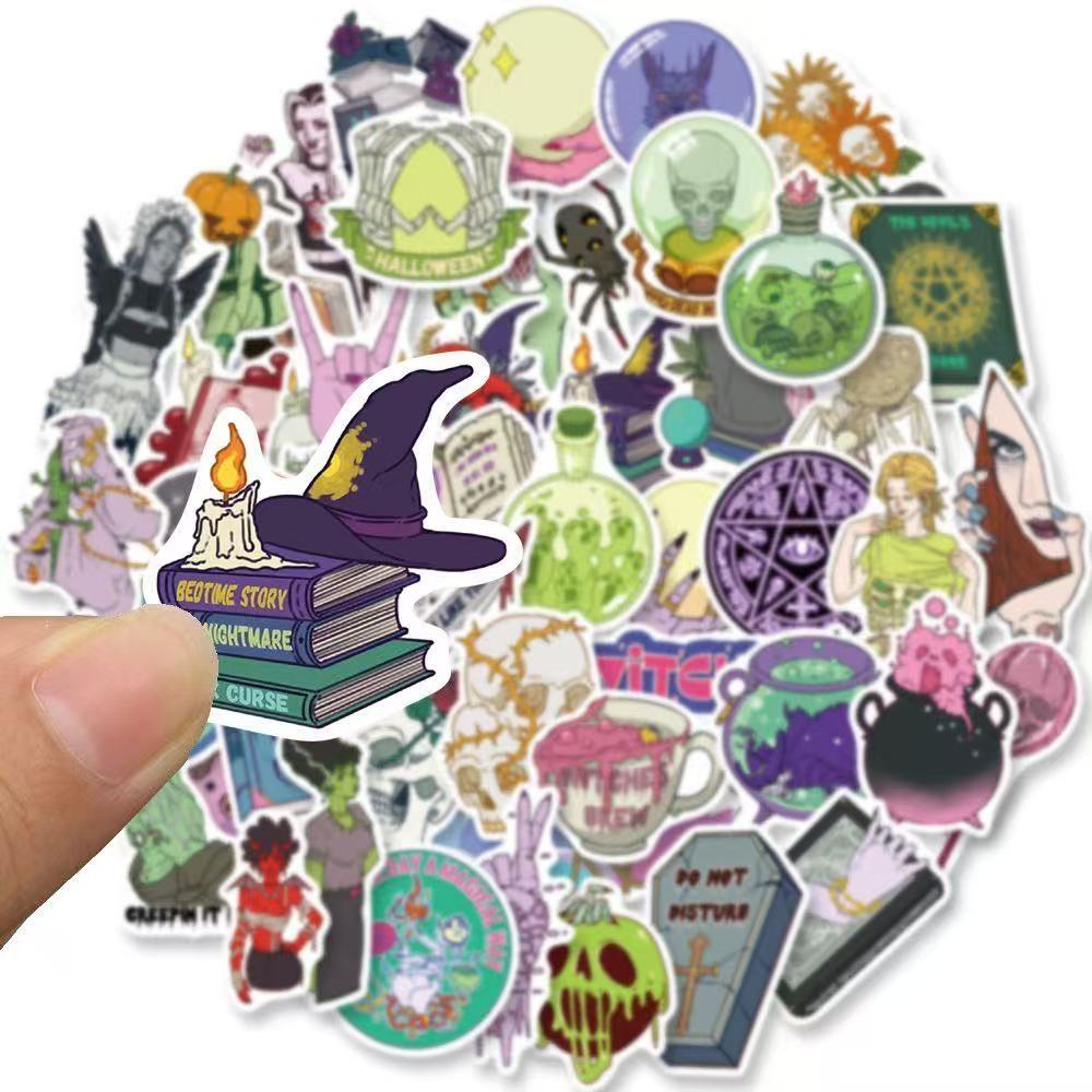 Halloween Creative Stickers – 50pcs