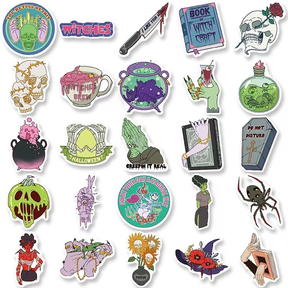Halloween Creative Stickers – 50pcs