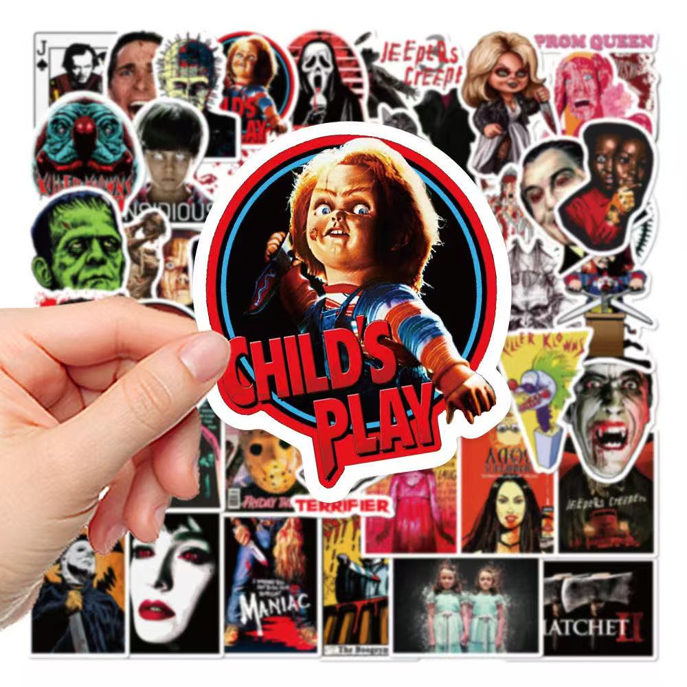 Horror Icon Stickers – 50pcs