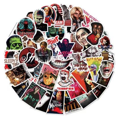 Horror Icon Stickers – 50pcs