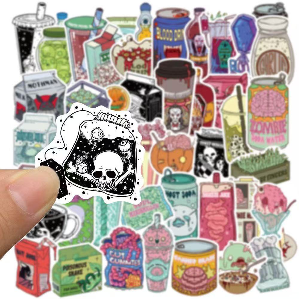 Scary Treat Stickers – 50pcs