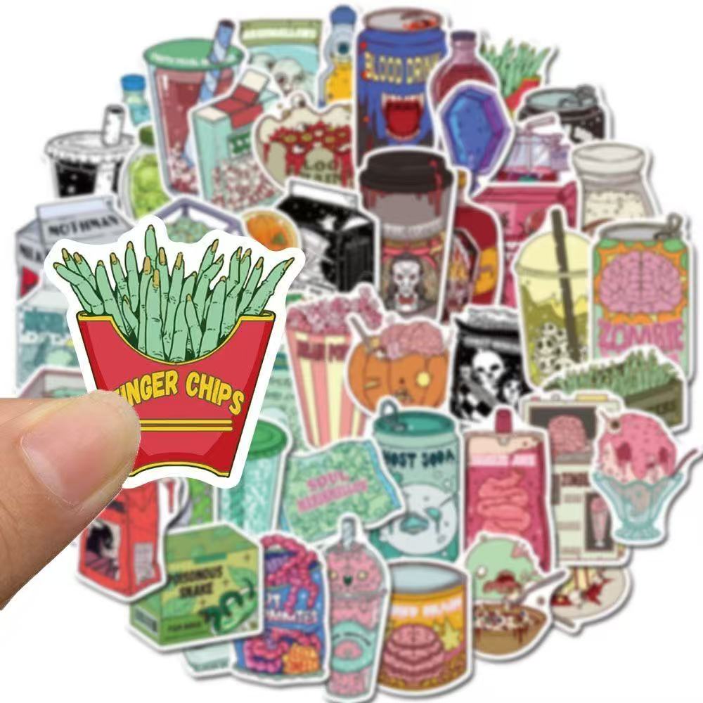 Scary Treat Stickers – 50pcs