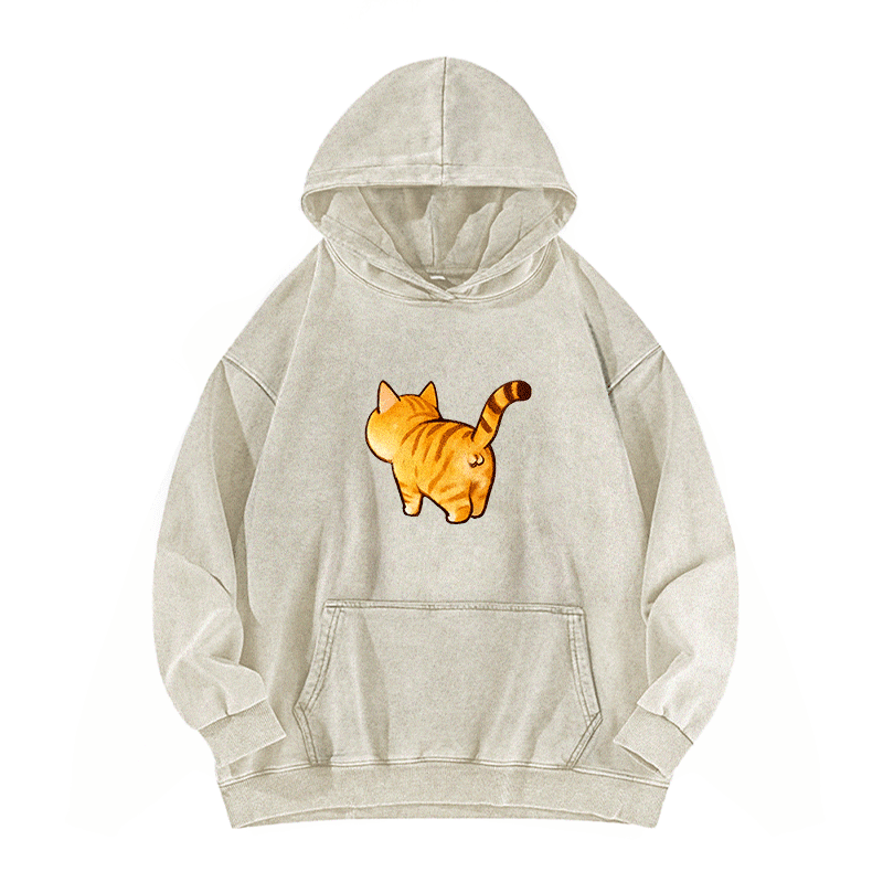 Tail of Curiosity Washed Hoodie