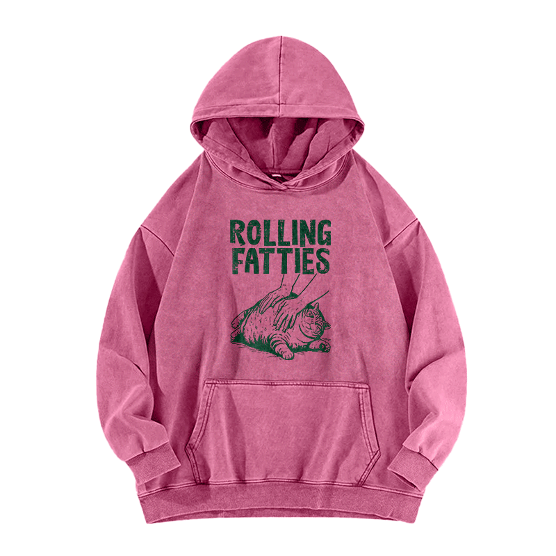 Rolling Fatties Washed Hoodie