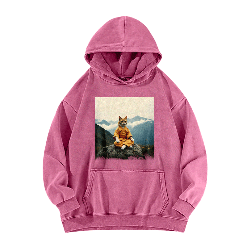 Zen Whisker Sage Washed Hoodie