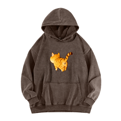 Tail of Curiosity Washed Hoodie