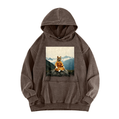 Zen Whisker Sage Washed Hoodie