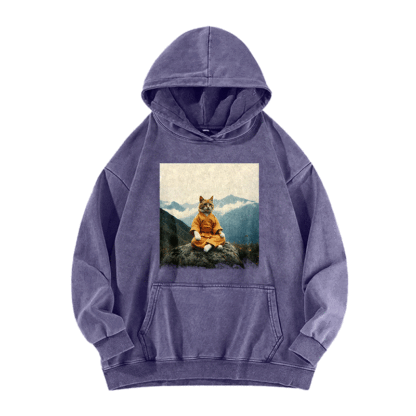 Zen Whisker Sage Washed Hoodie