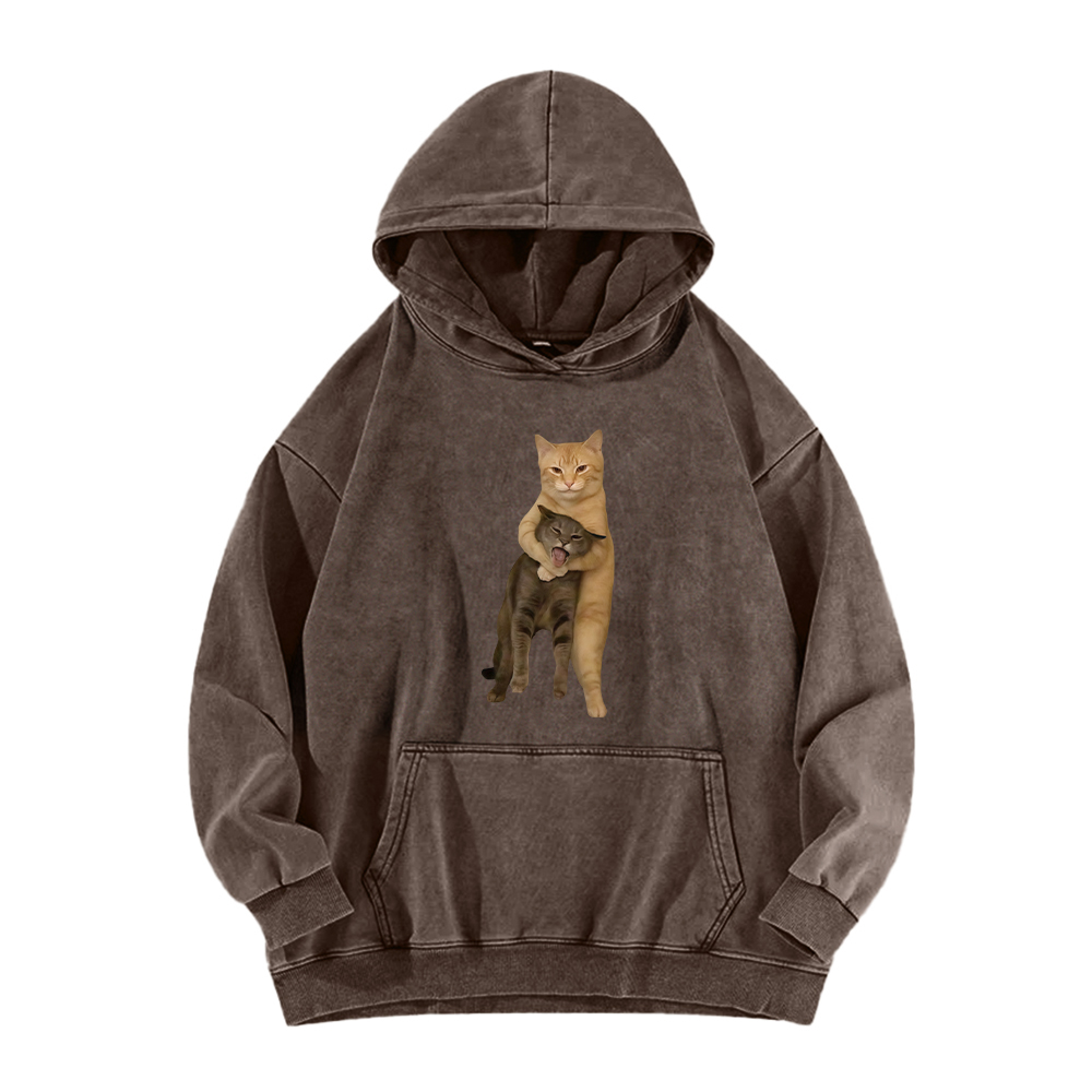 Velvet Cat Embrace Washed Hoodie