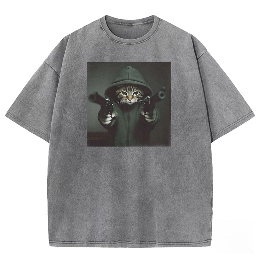 Camouflage Commander Washed T-shirt