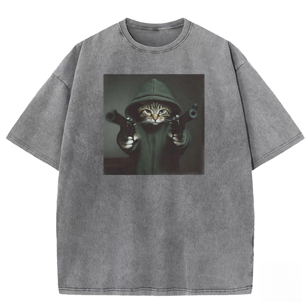 Camouflage Commander Washed T-shirt