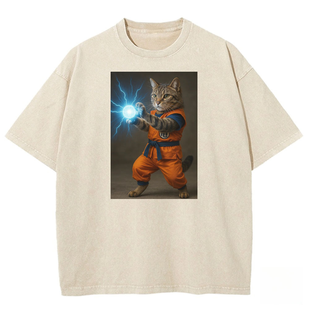 Ki Blast Kitten Washed T-shirt