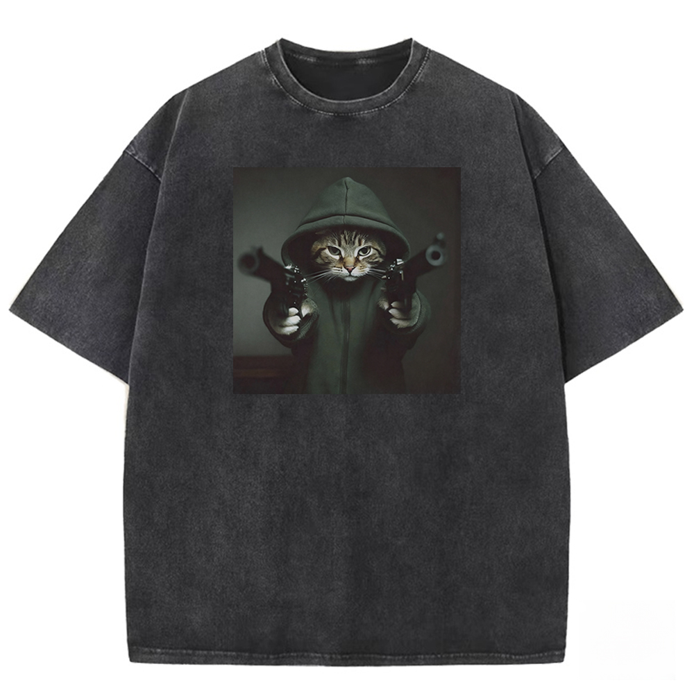 Camouflage Commander Washed T-shirt