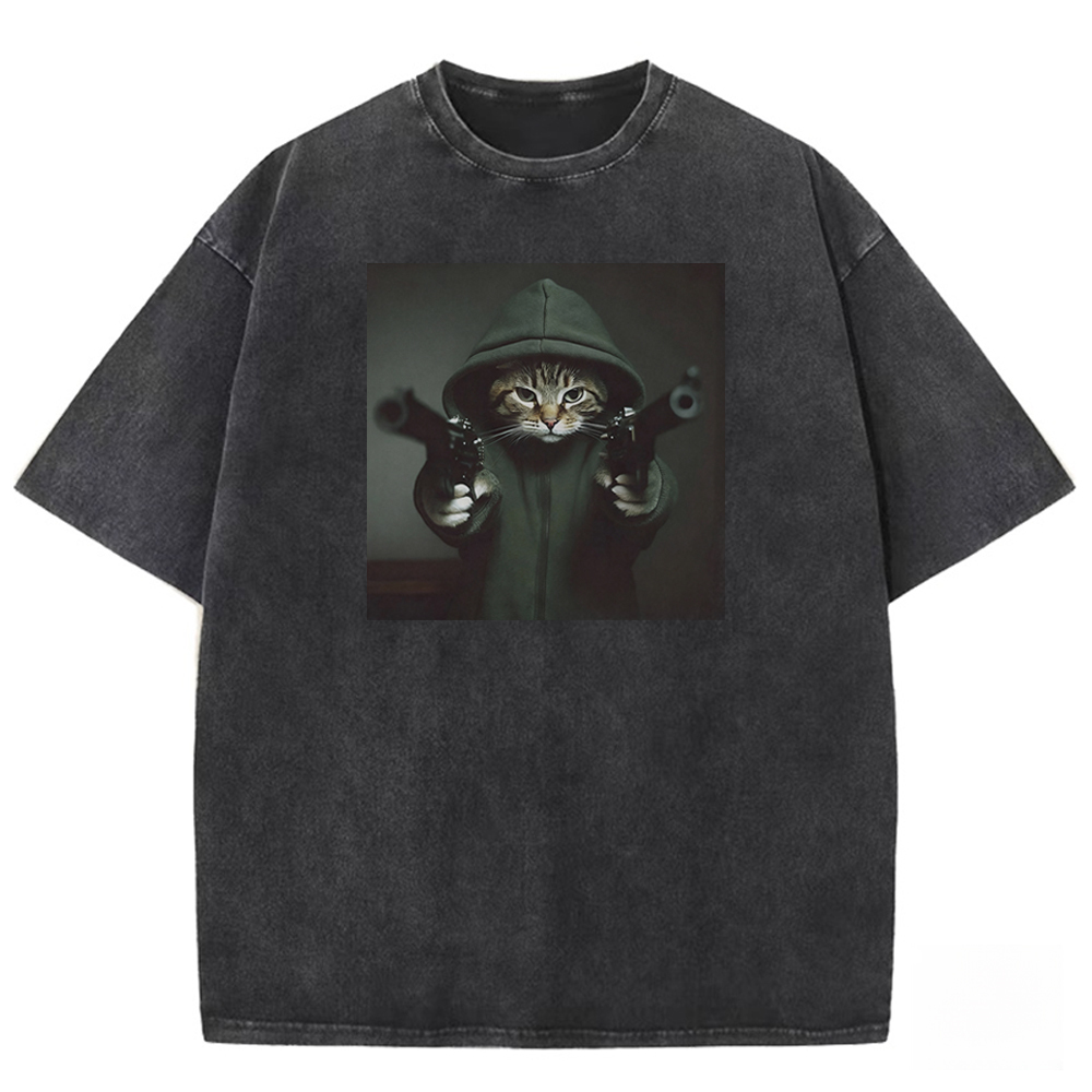 Camouflage Commander Washed T-shirt