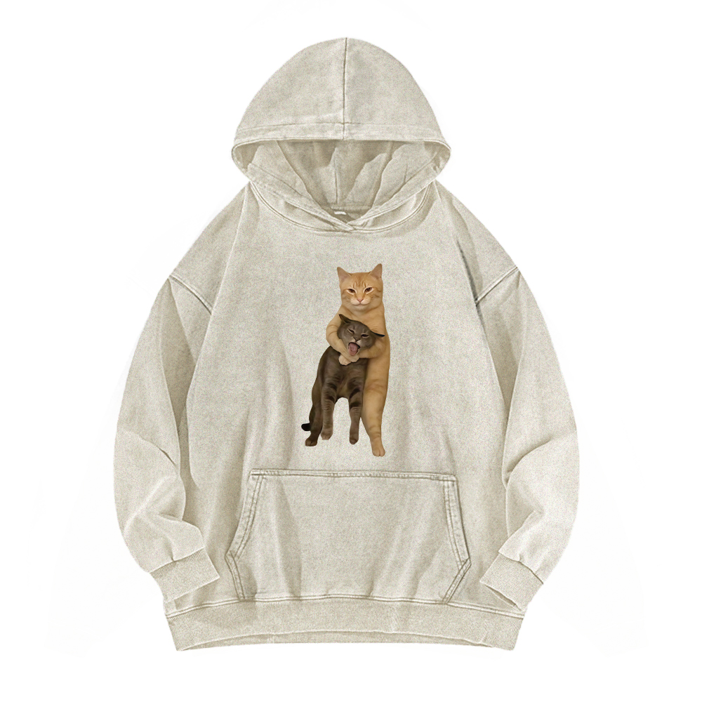 Velvet Cat Embrace Washed Hoodie
