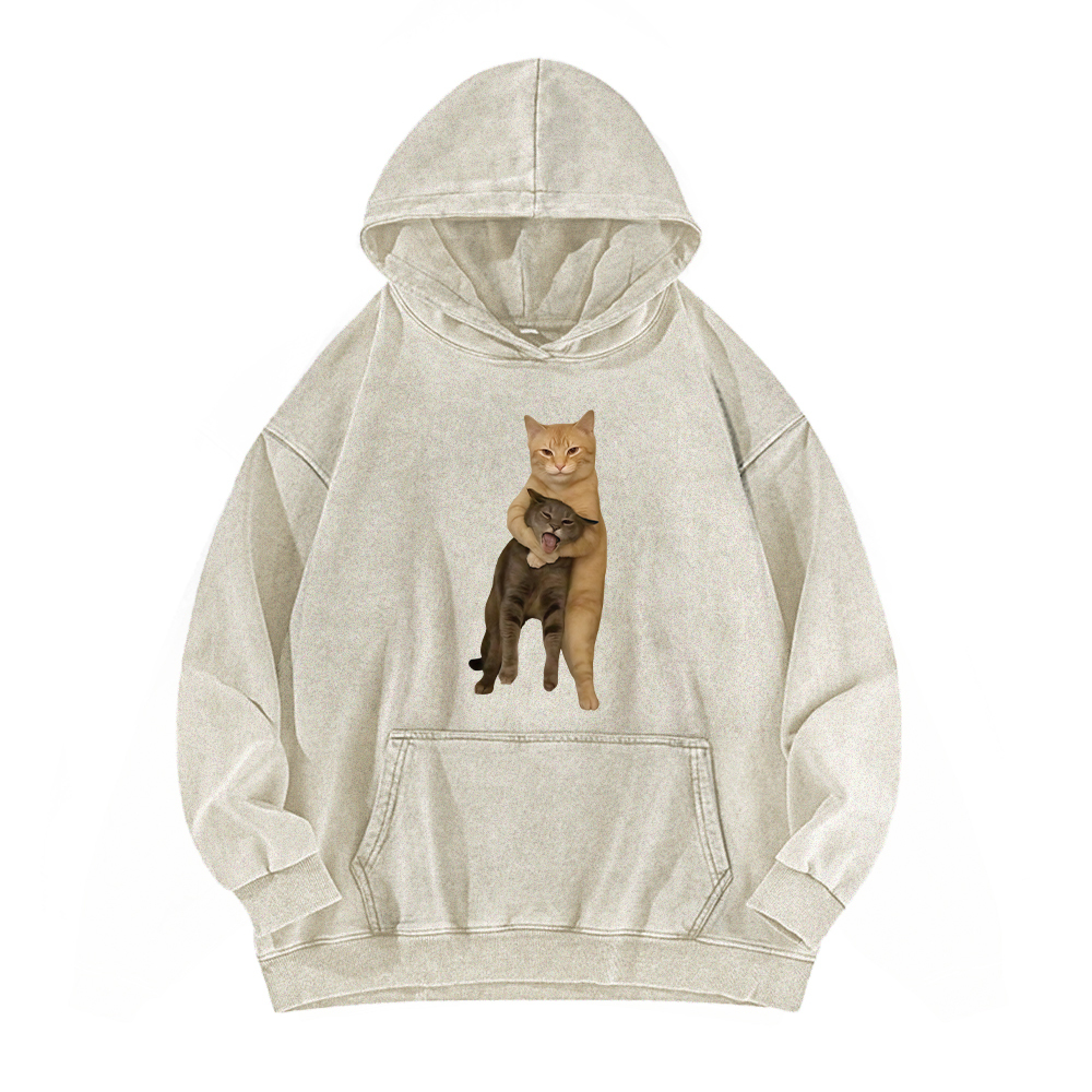 Velvet Cat Embrace Washed Hoodie