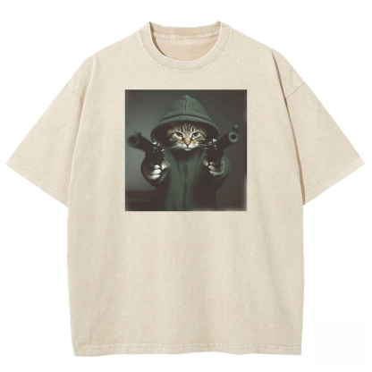 Camouflage Commander Washed T-shirt