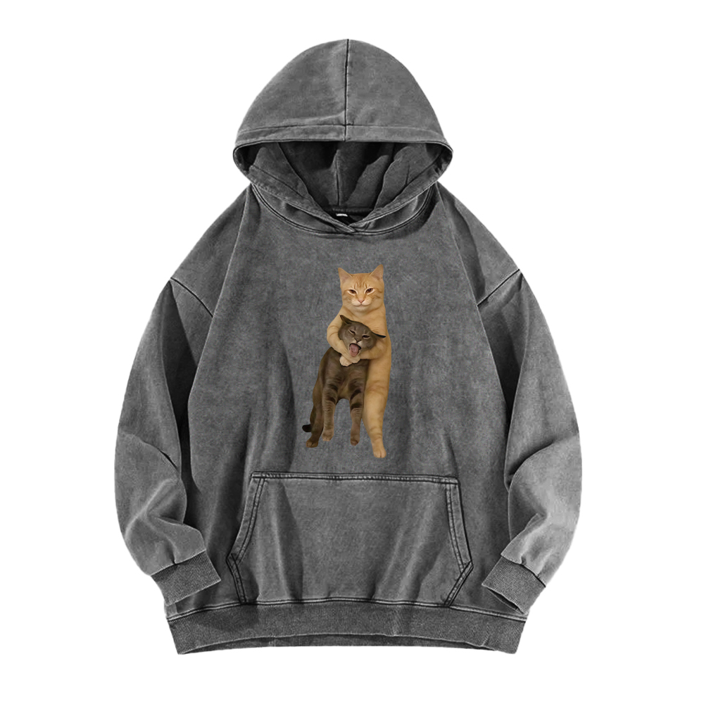 Velvet Cat Embrace Washed Hoodie