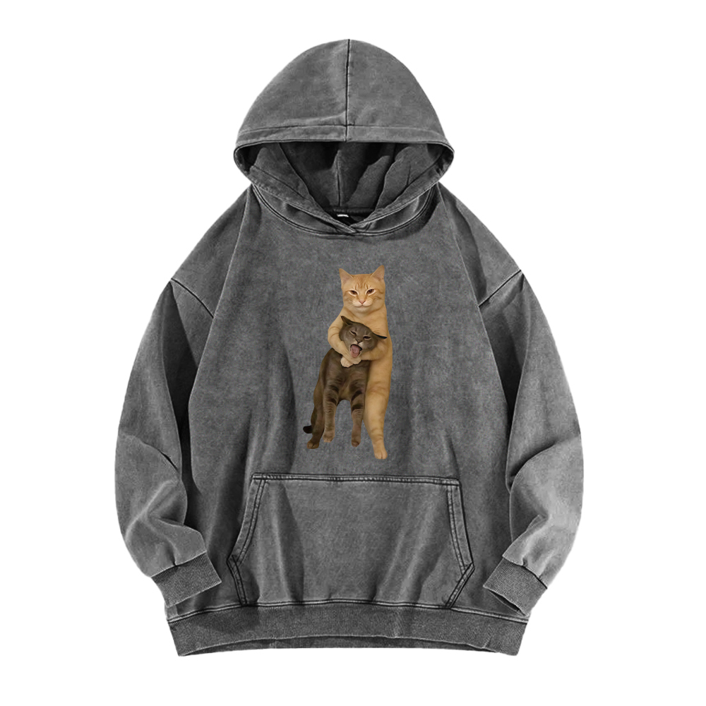 Velvet Cat Embrace Washed Hoodie
