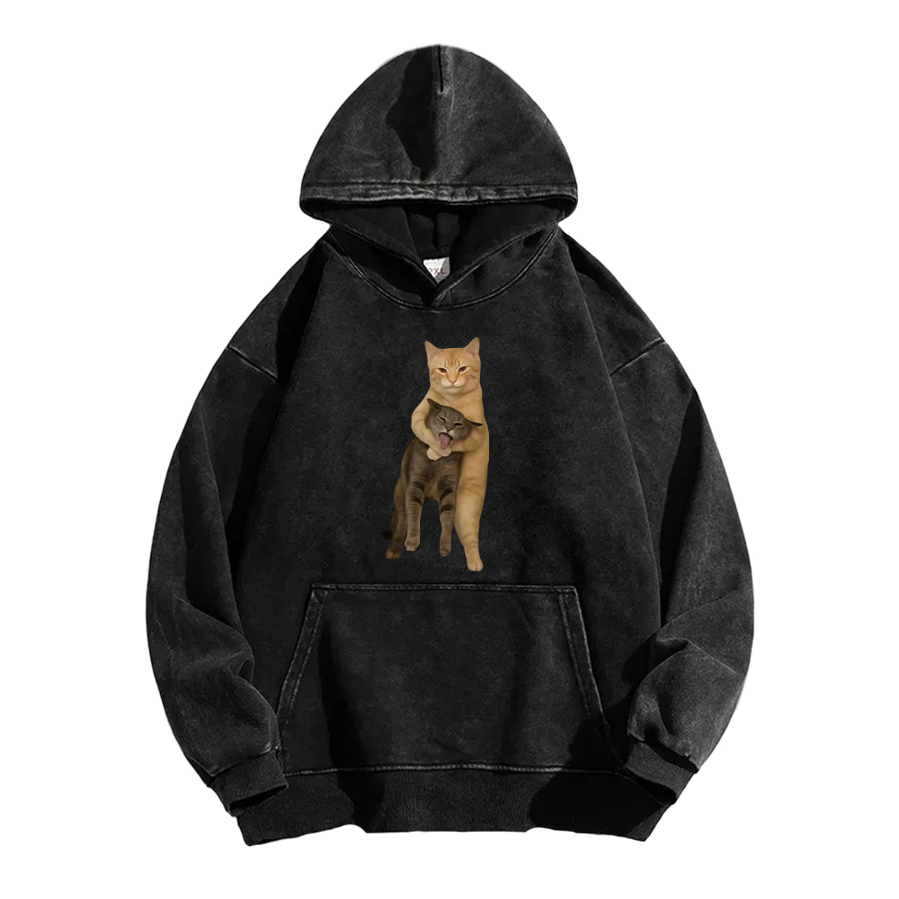 Velvet Cat Embrace Washed Hoodie