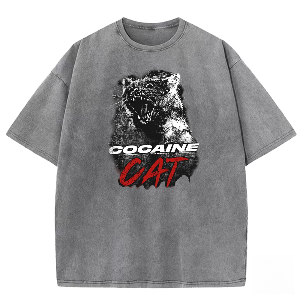 Feline Frenzy Washed T-shirt
