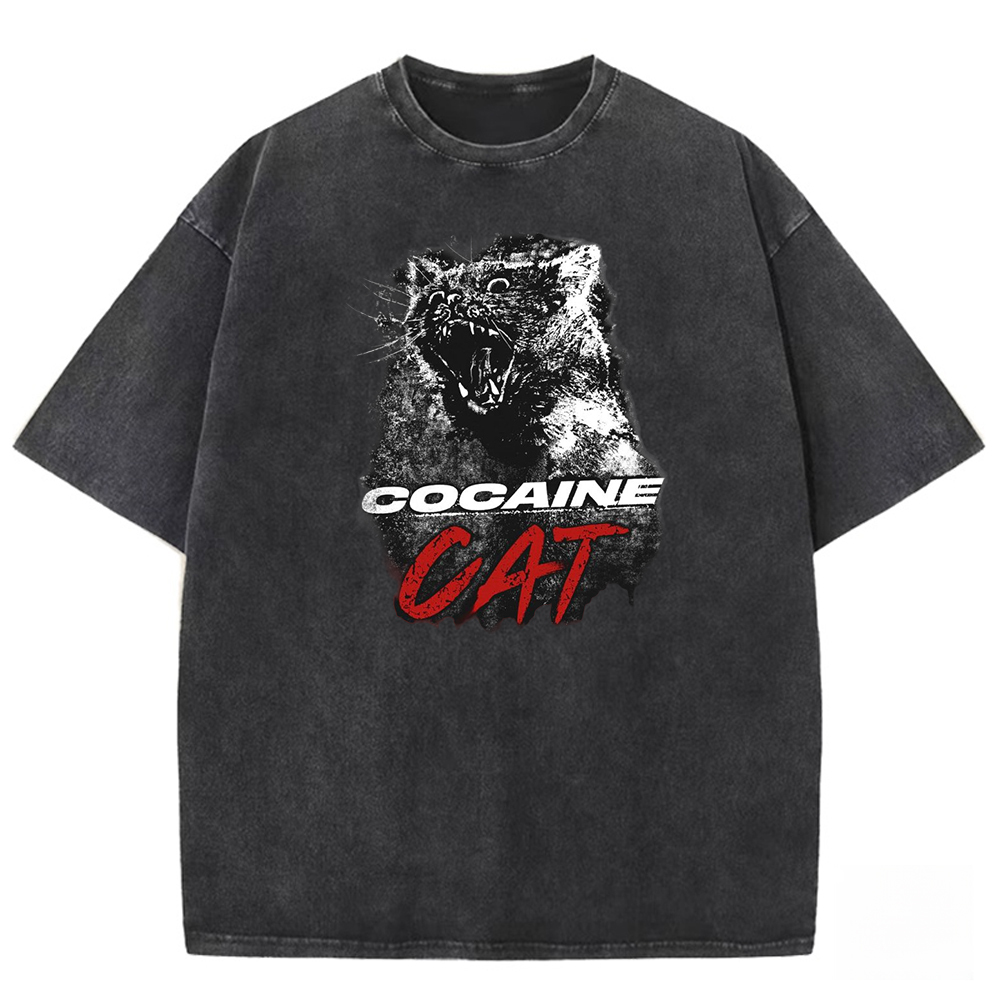 Feline Frenzy Washed T-shirt