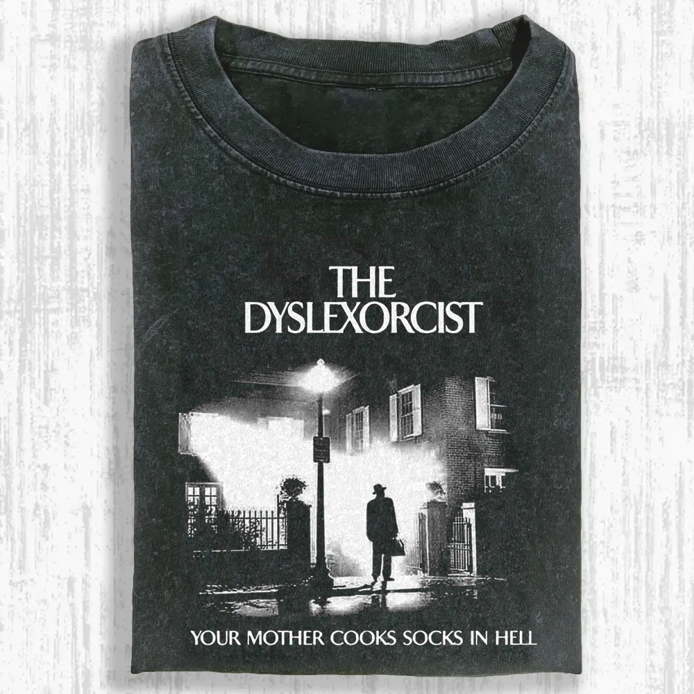 Dark Humor Doctrine Washed T-shirt