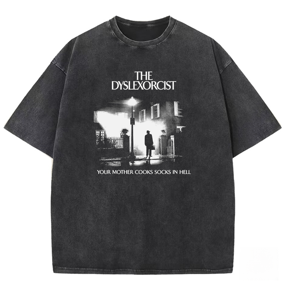 Dark Humor Doctrine Washed T-shirt