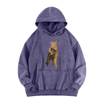 Velvet Cat Embrace Washed Hoodie