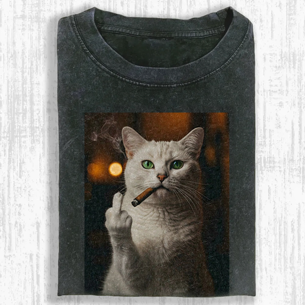 Ivory Defiance Enigma Washed T-shirt