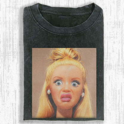 Barbie Meme Icon Washed T-shirt