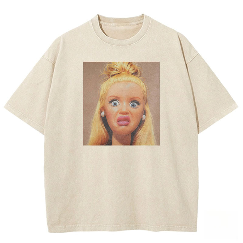 Barbie Meme Icon Washed T-shirt