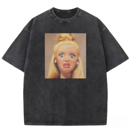 Barbie Meme Icon Washed T-shirt