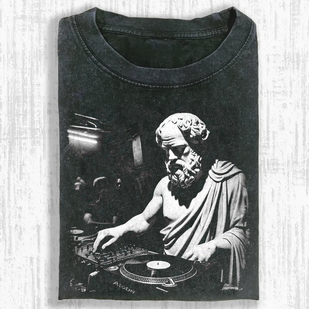 Socratic Spin Washed T-shirt
