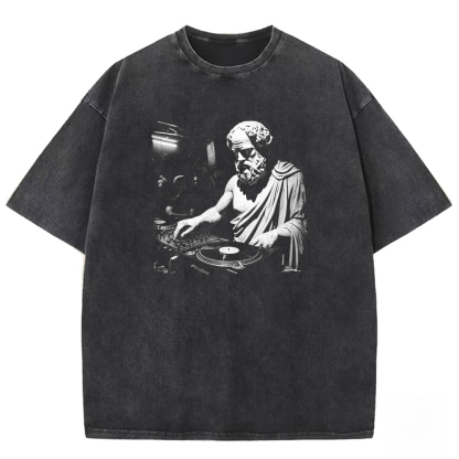 Socratic Spin Washed T-shirt