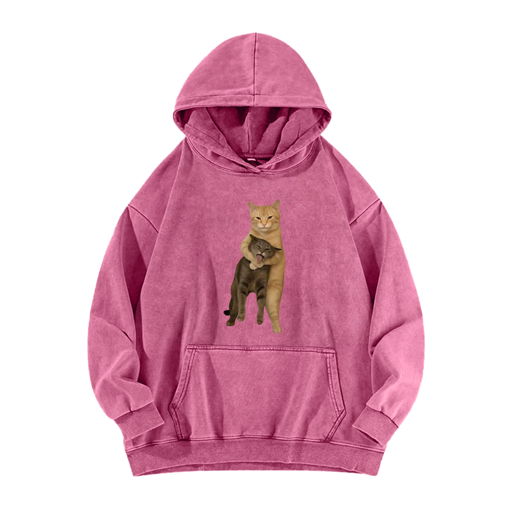 Velvet Cat Embrace Washed Hoodie
