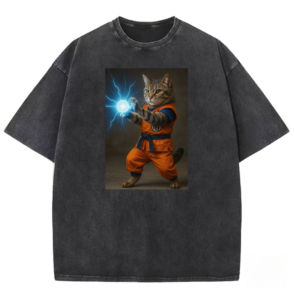 Ki Blast Kitten Washed T-shirt