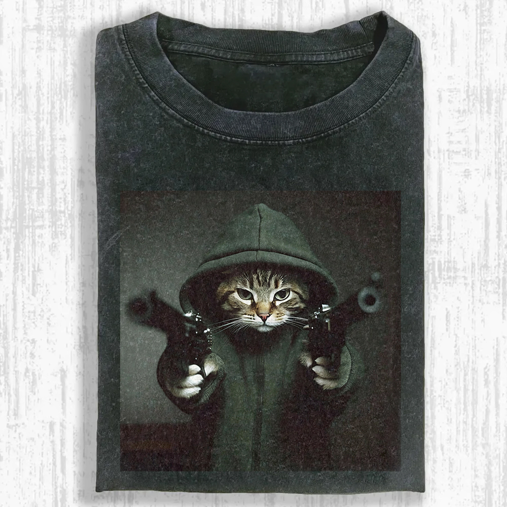 Camouflage Commander Washed T-shirt