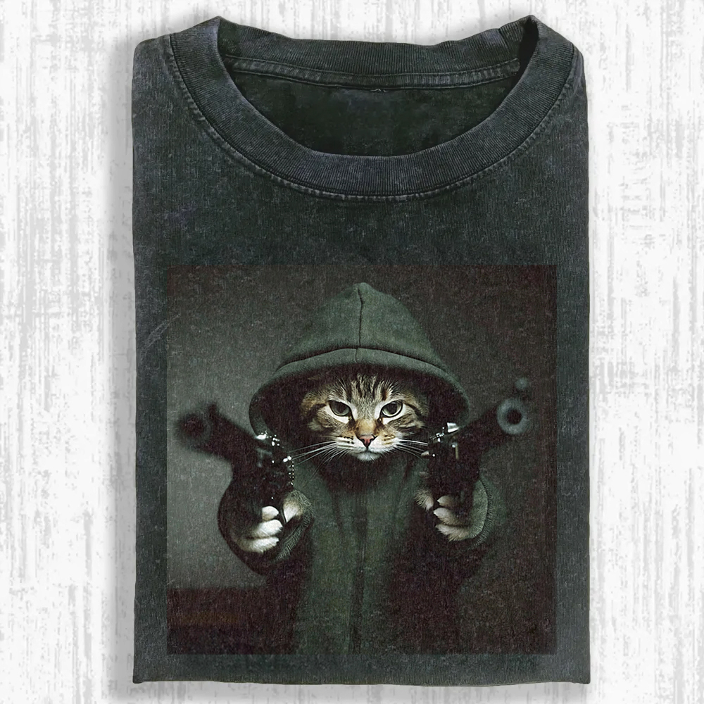 Camouflage Commander Washed T-shirt