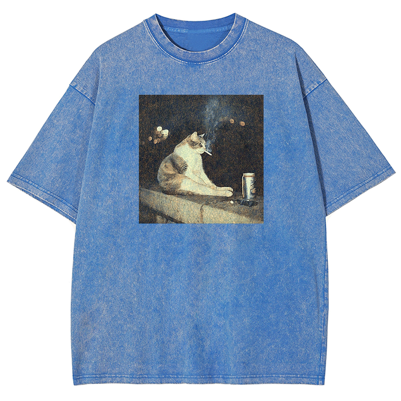 Nocturnal Vices Washed T-shirt