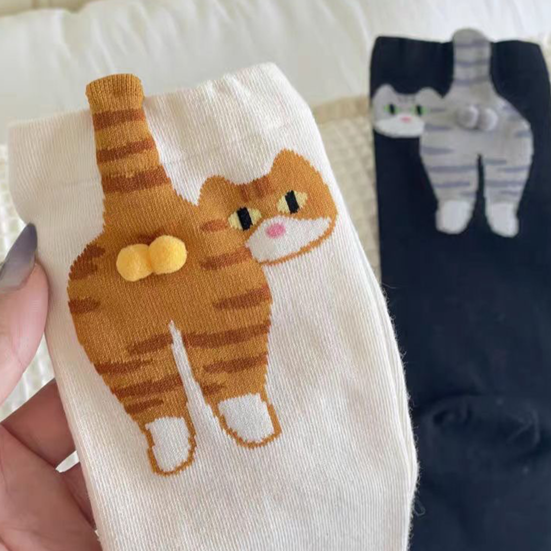 Funny Cat Butt Socks Collection