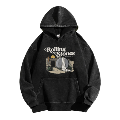 Rolling Stones Washed Hoodie