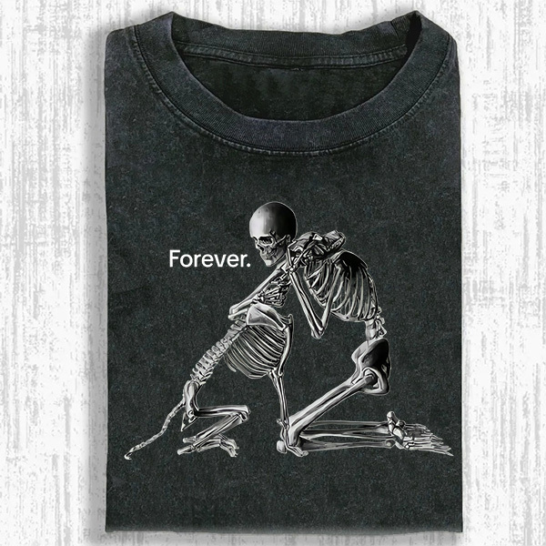 Love my dog forever Washed T-shirt
