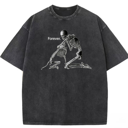 Love my dog forever Washed T-shirt