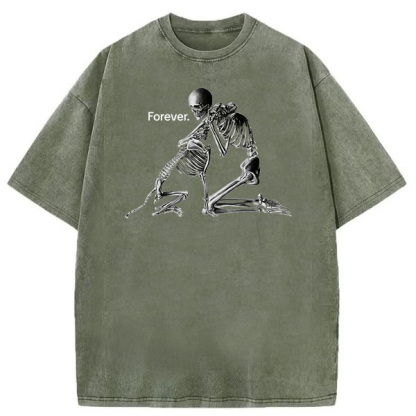 Love my dog forever Washed T-shirt