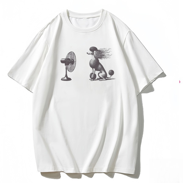 Elegant Puppy Graphic T-shirt