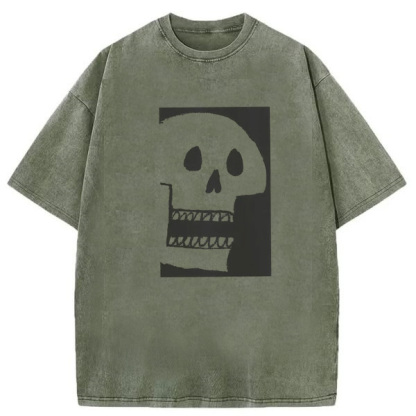 Wacky Skeleton Washed T-shirt