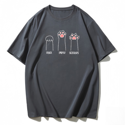 Funny cat paw T-shirt