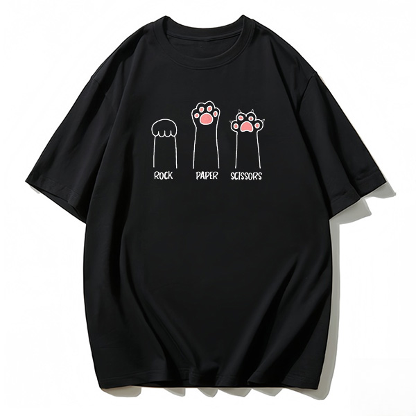 Funny cat paw T-shirt