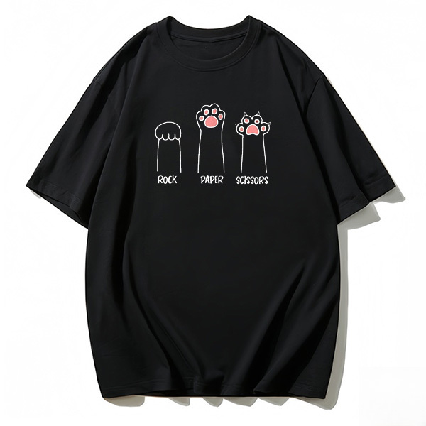 Funny cat paw T-shirt